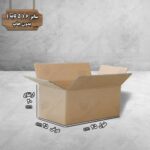 کارتن پستی سایز 6 بدون چاپ درب باز